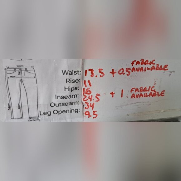Smythe Canada Women's' Pants Flare Leg Red 100% Wool size 00 27Wx24.5 - Picture 13 of 13